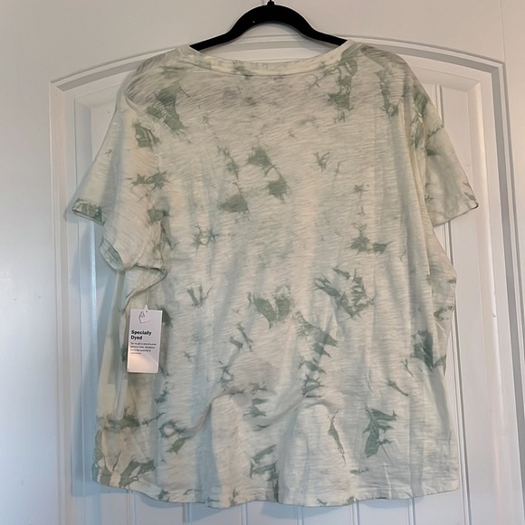Nwt Old Navy Slub Tie Dye Crop T Shirt 2X - Picture 3 of 5